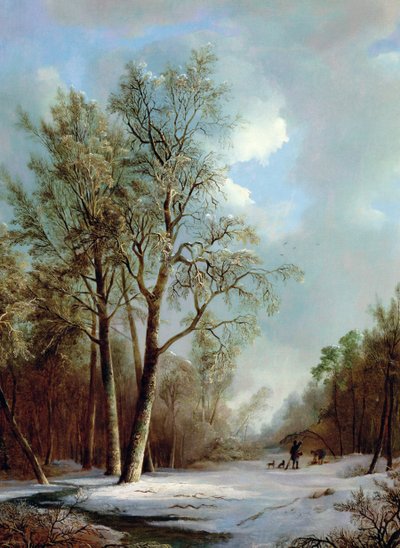 Escena de nieve de Alexis de Leeuw